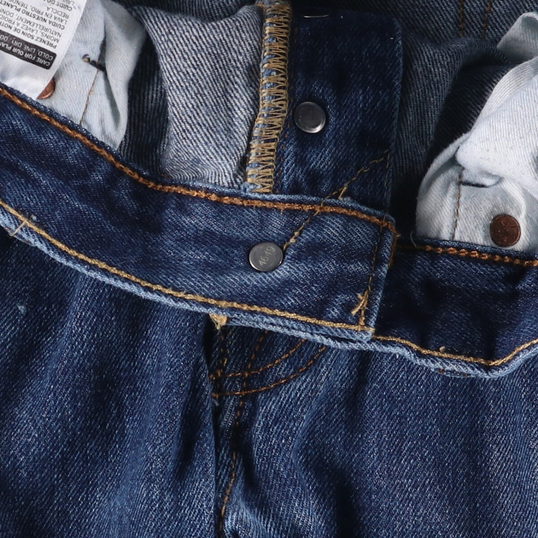 Levi's 501 straight denim pants for men, size W35 cotton blue type Vintage Second Hand