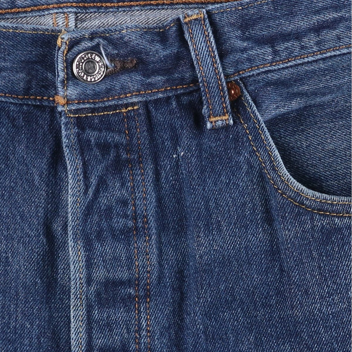 Levi's 501 straight denim pants for men, size W35 cotton blue type Vintage Second Hand