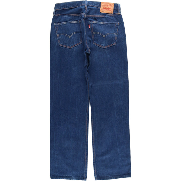 Levi's 501 straight denim pants for men, size W32 unclear blue type Vintage Second Hand