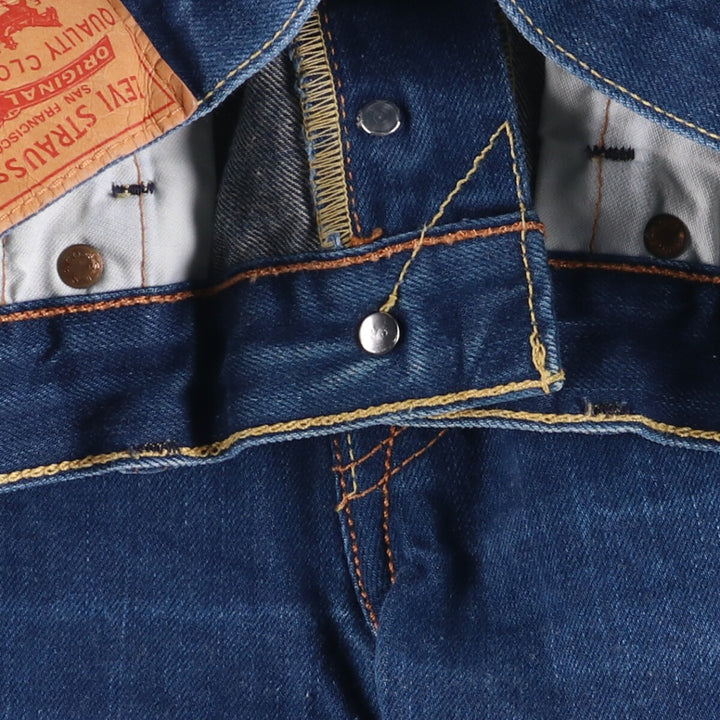 Levi's 501 straight denim pants for men, size W32 unclear blue type Vintage Second Hand