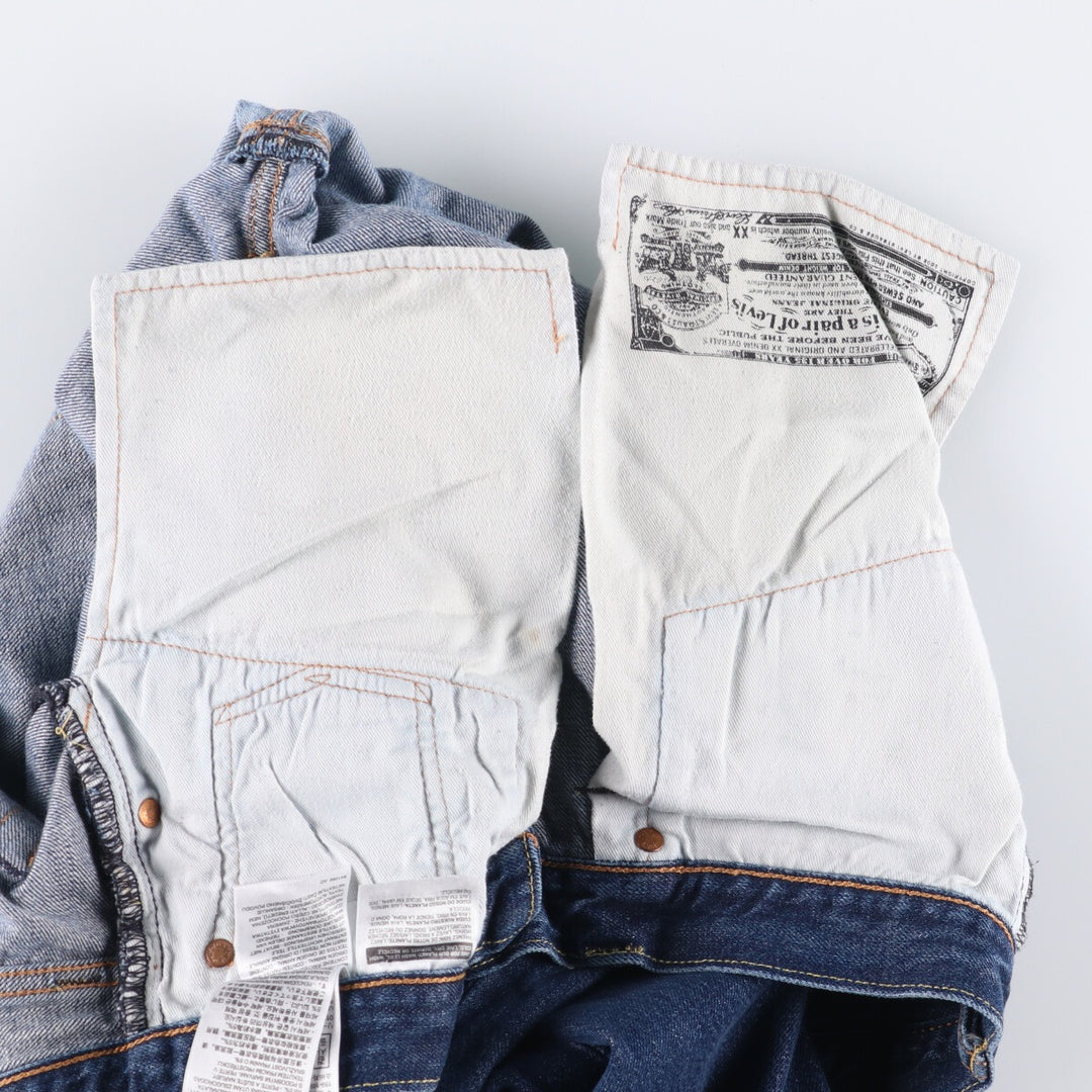 Levi's 501 straight denim pants for men, size W36 cotton blue type Vintage Second Hand