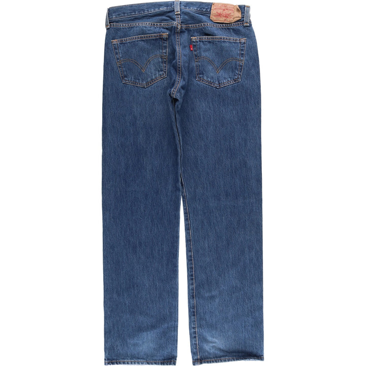 Levi's 501 straight denim pants for men, size W37 cotton blue type Vintage Second Hand
