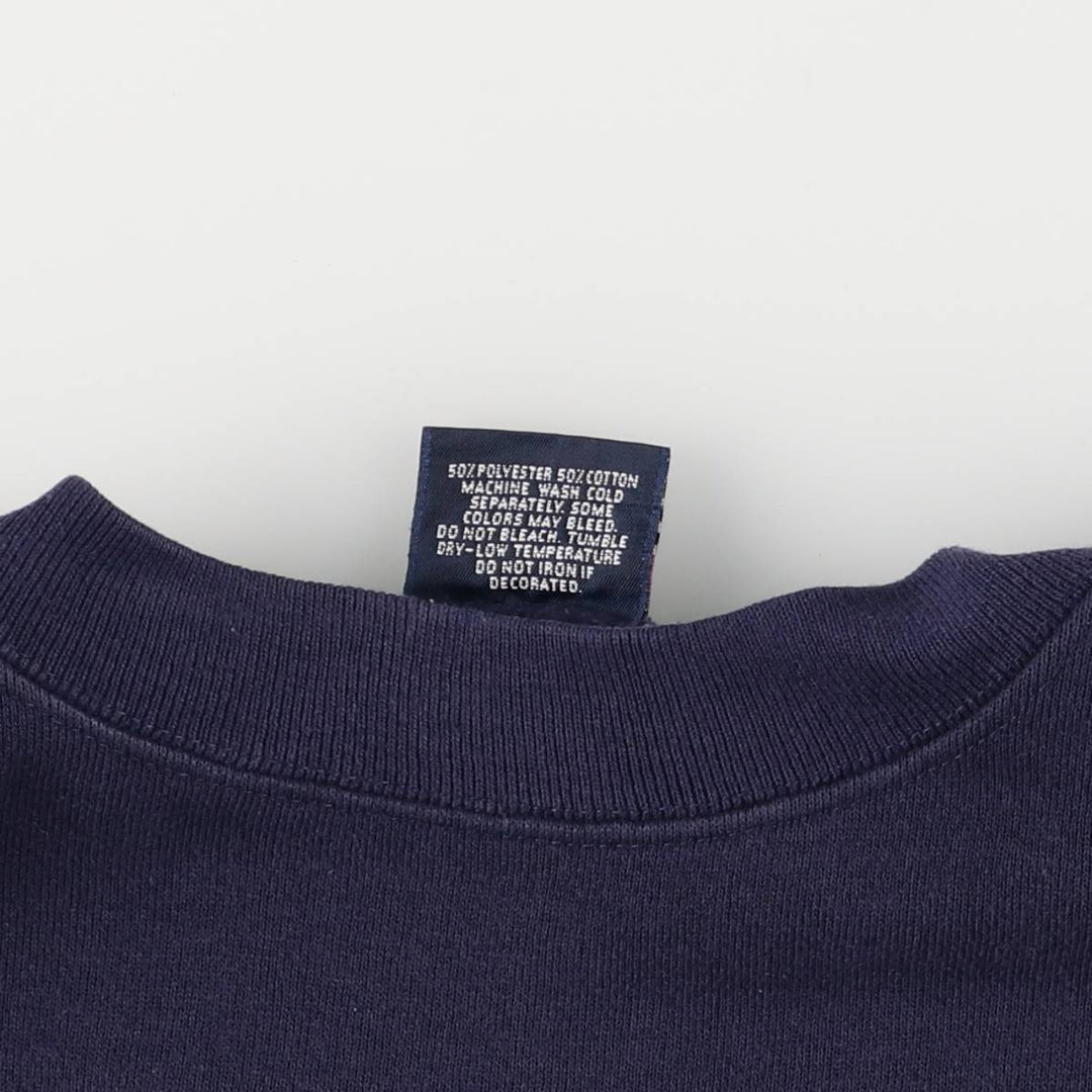 Vintage 80s-90'S Jansport college sweatshirt, made in the USA, size L, men's cotton navy blue type Vintage Second Hand