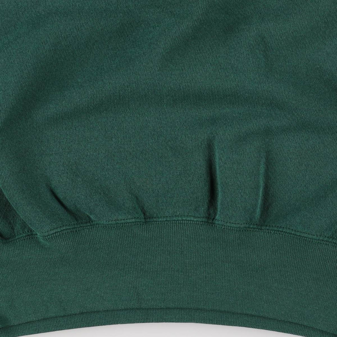Vintage 80s-90'S SOFFE Supercotton college sweatshirt, made in the USA, size L, men's cotton Green type dark green Vintage Second Hand