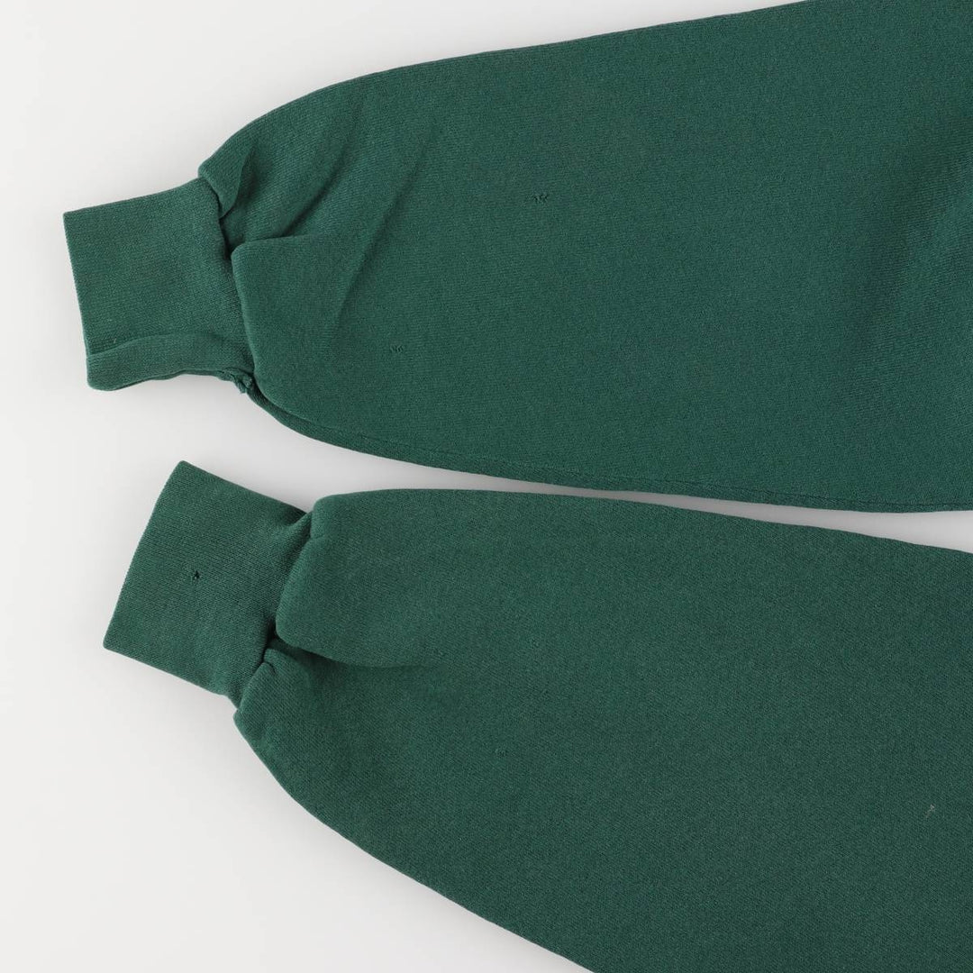 Vintage 80s-90'S SOFFE Supercotton college sweatshirt, made in the USA, size L, men's cotton Green type dark green Vintage Second Hand