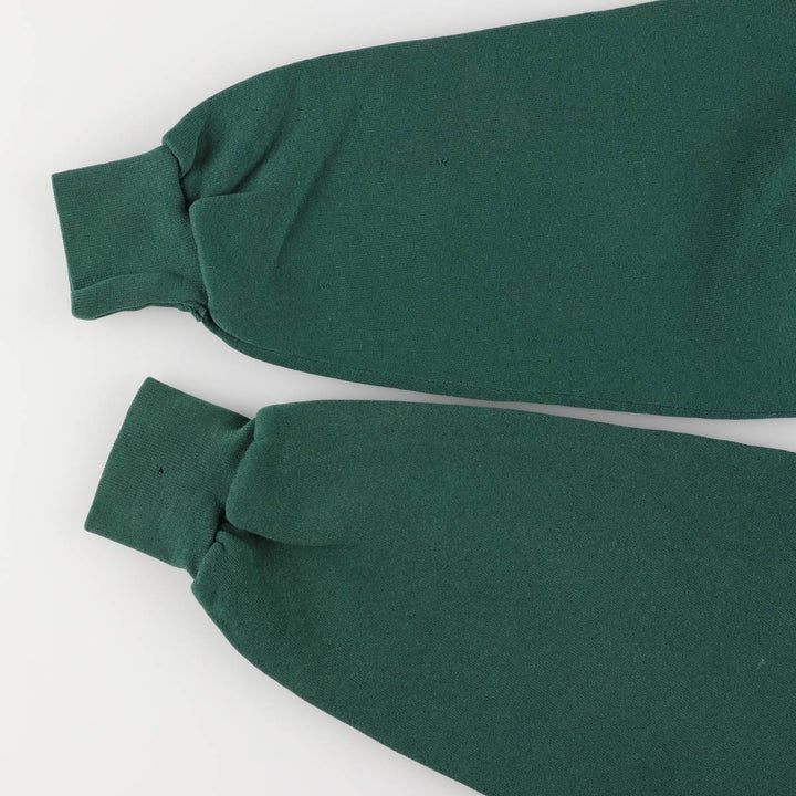Vintage 80s-90'S SOFFE Supercotton college sweatshirt, made in the USA, size L, men's cotton Green type dark green Vintage Second Hand