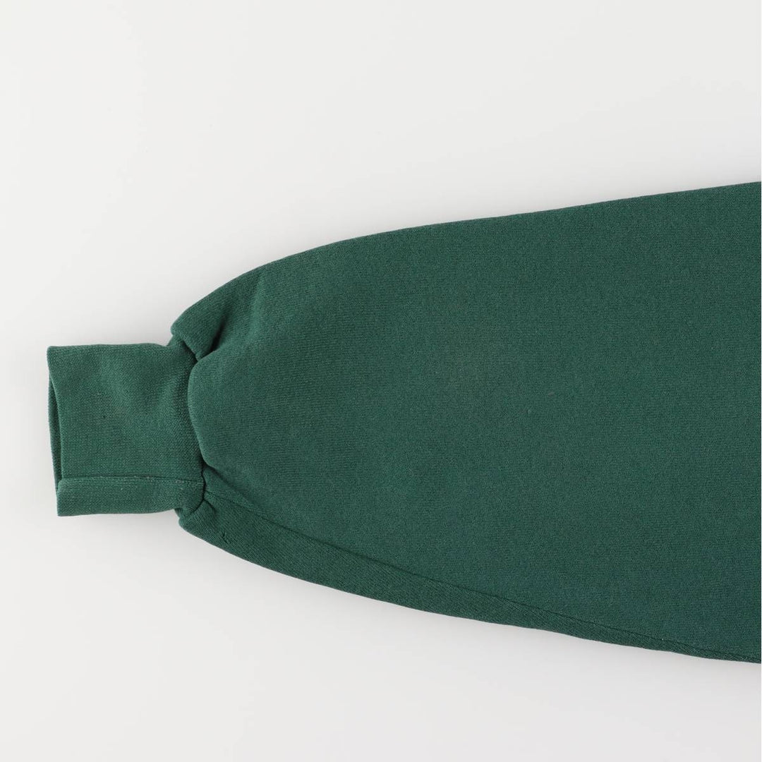 Vintage 80s-90'S SOFFE Supercotton college sweatshirt, made in the USA, size L, men's cotton Green type dark green Vintage Second Hand
