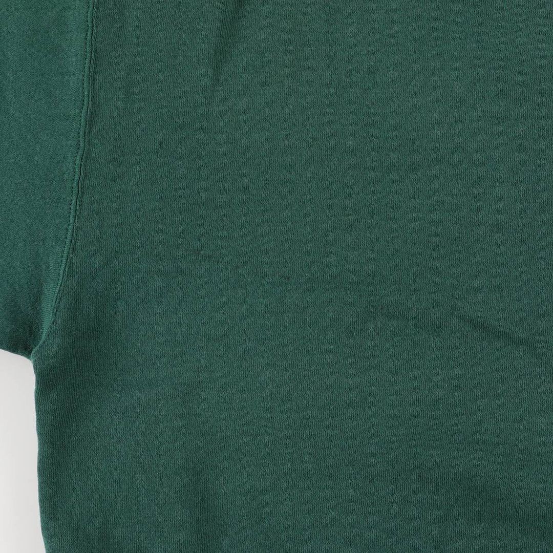 Vintage 80s-90'S SOFFE Supercotton college sweatshirt, made in the USA, size L, men's cotton Green type dark green Vintage Second Hand