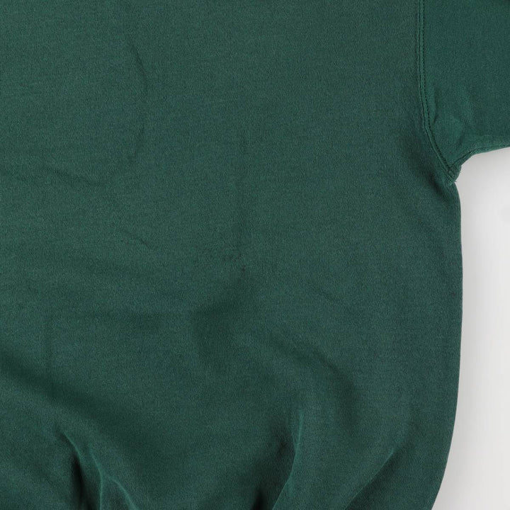Vintage 80s-90'S SOFFE Supercotton college sweatshirt, made in the USA, size L, men's cotton Green type dark green Vintage Second Hand