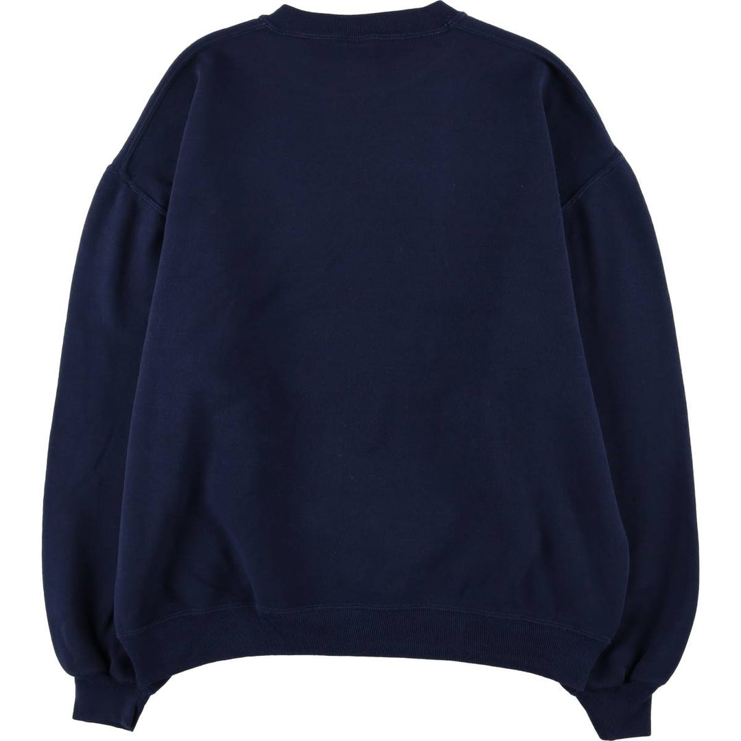 90'S Russell MICHIGAN University of Michigan college sweatshirt, Made in USA, Men's XL, Vintage cotton navy blue type Vintage Second Hand