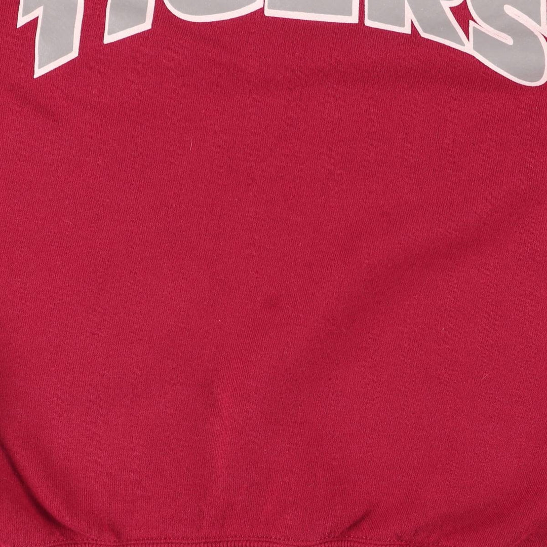 90'S Russell College Sweatshirt, Made in USA, Men's XL, Vintage cotton red type Vintage Second Hand