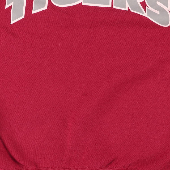 90'S Russell College Sweatshirt, Made in USA, Men's XL, Vintage cotton red type Vintage Second Hand