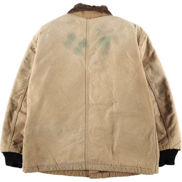 Dickies Michigan Chore Coat Style Padded Duck Work Jacket, Men's Size L, Vintage cotton Beige type Vintage Second Hand