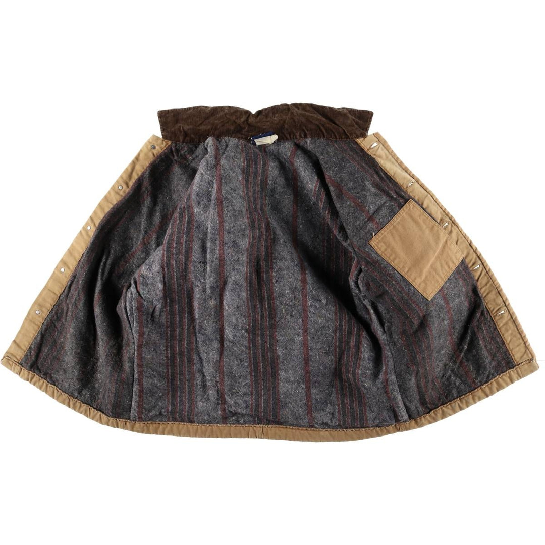 Dickies Michigan Chore Coat Style Padded Duck Work Jacket, Men's Size L, Vintage cotton Beige type Vintage Second Hand