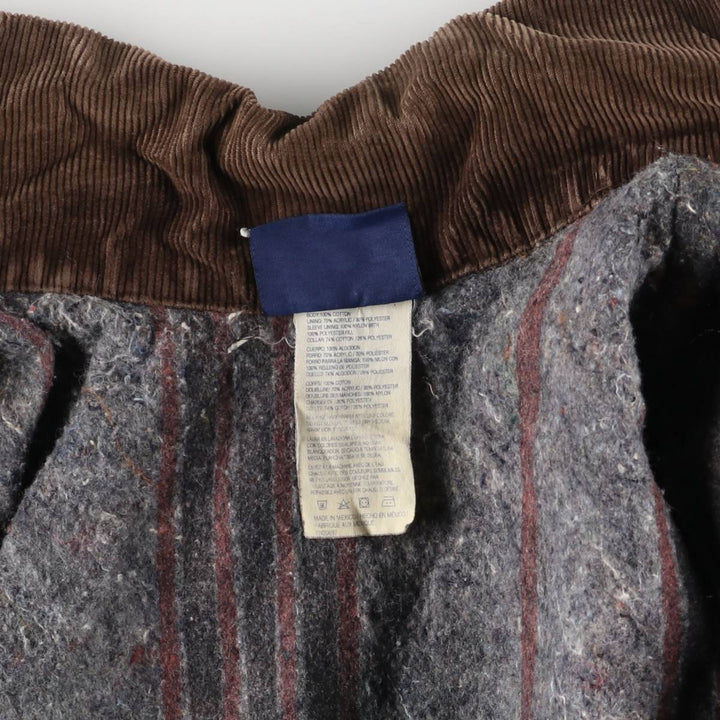 Dickies Michigan Chore Coat Style Padded Duck Work Jacket, Men's Size L, Vintage cotton Beige type Vintage Second Hand