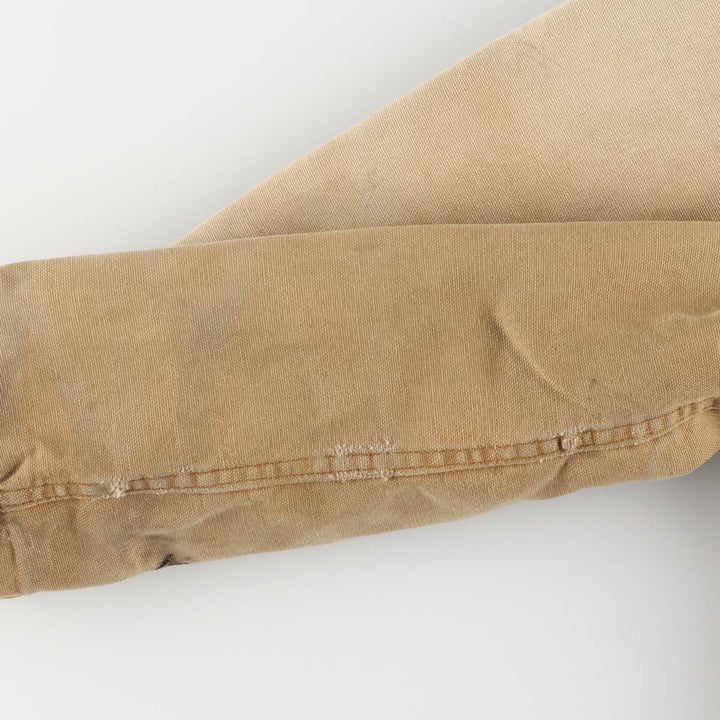 Dickies Michigan Chore Coat Style Padded Duck Work Jacket, Men's Size L, Vintage cotton Beige type Vintage Second Hand