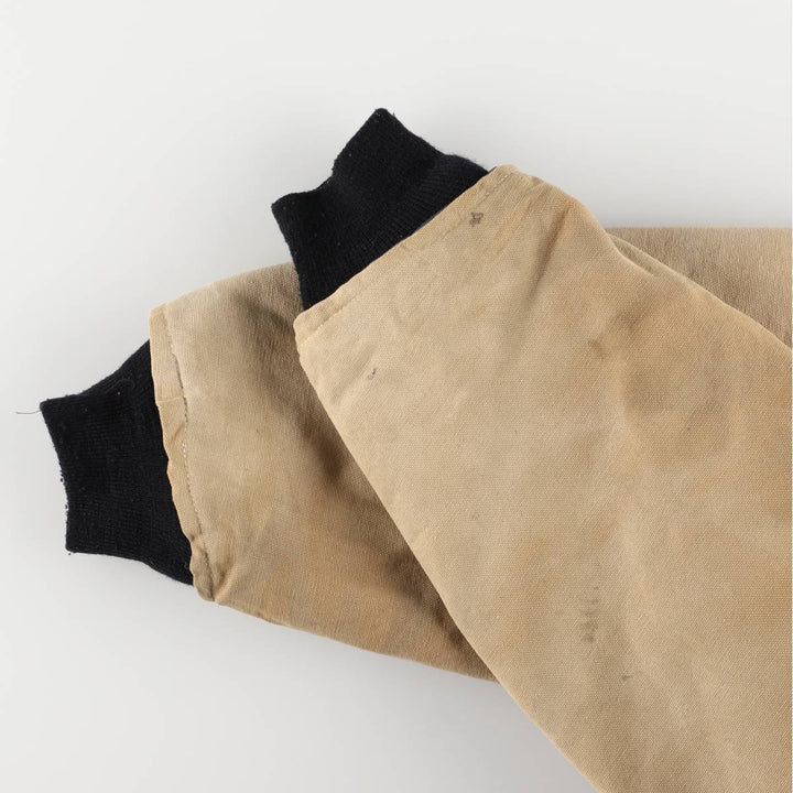 Dickies Michigan Chore Coat Style Padded Duck Work Jacket, Men's Size L, Vintage cotton Beige type Vintage Second Hand