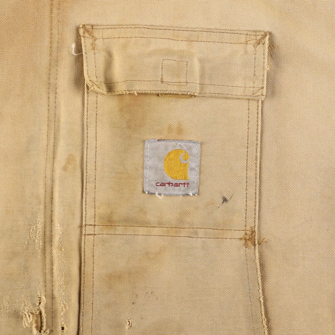 Carhartt Traditional Padded Duck Work Jacket, Men's XXL unclear beige type brown Vintage Second Hand