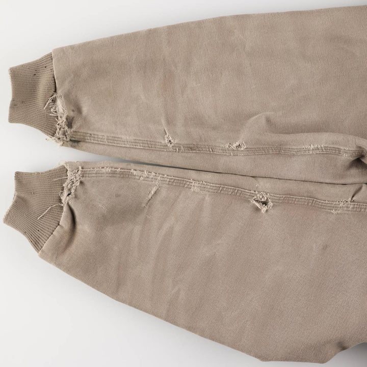 Carhartt Padded Duck Full Zip Hoodie, Men's XL cotton Beige type Vintage Second Hand