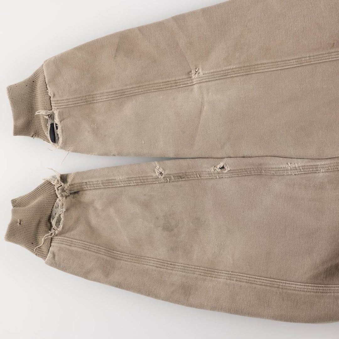 Carhartt Padded Duck Full Zip Hoodie, Men's XL cotton Beige type Vintage Second Hand