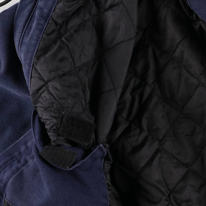 Carhartt Active Jacket, Padded Duck Full-Zip Hoodie, Men's Size L cotton navy blue type Vintage Second Hand