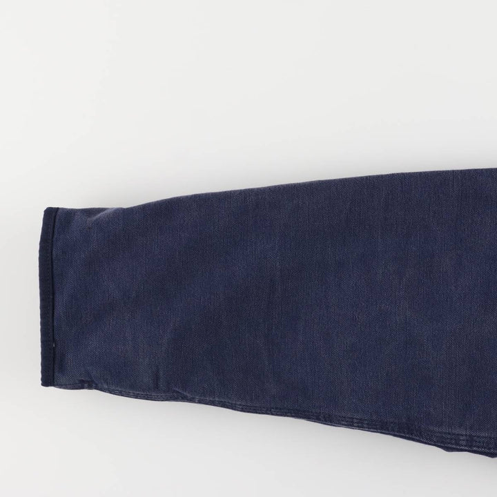 Carhartt Active Jacket, Padded Duck Full-Zip Hoodie, Men's Size L cotton navy blue type Vintage Second Hand