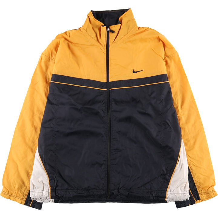 90'S Nike NIKE Nylon Jacket Men's XL Size Vintage Nylon black type Vintage Second Hand