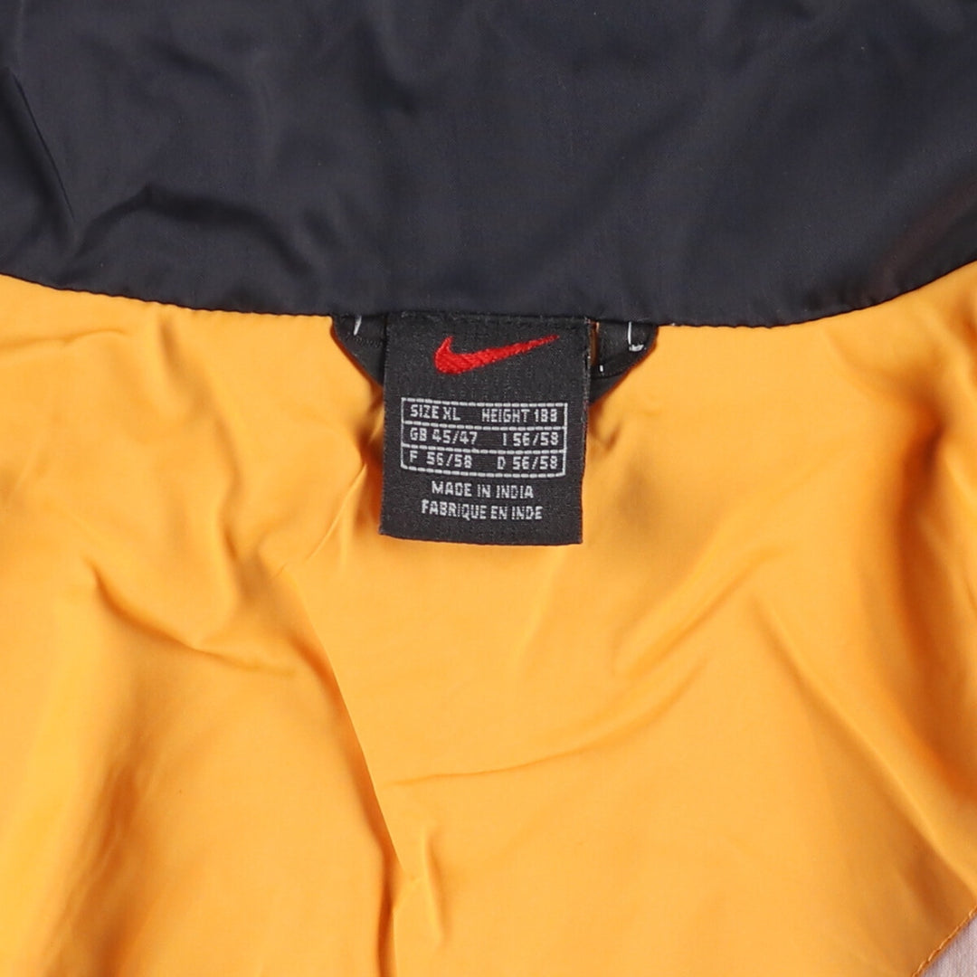 90'S Nike NIKE Nylon Jacket Men's XL Size Vintage Nylon black type Vintage Second Hand