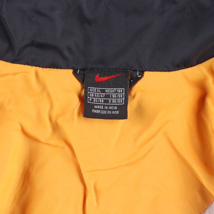 90'S Nike NIKE Nylon Jacket Men's XL Size Vintage Nylon black type Vintage Second Hand
