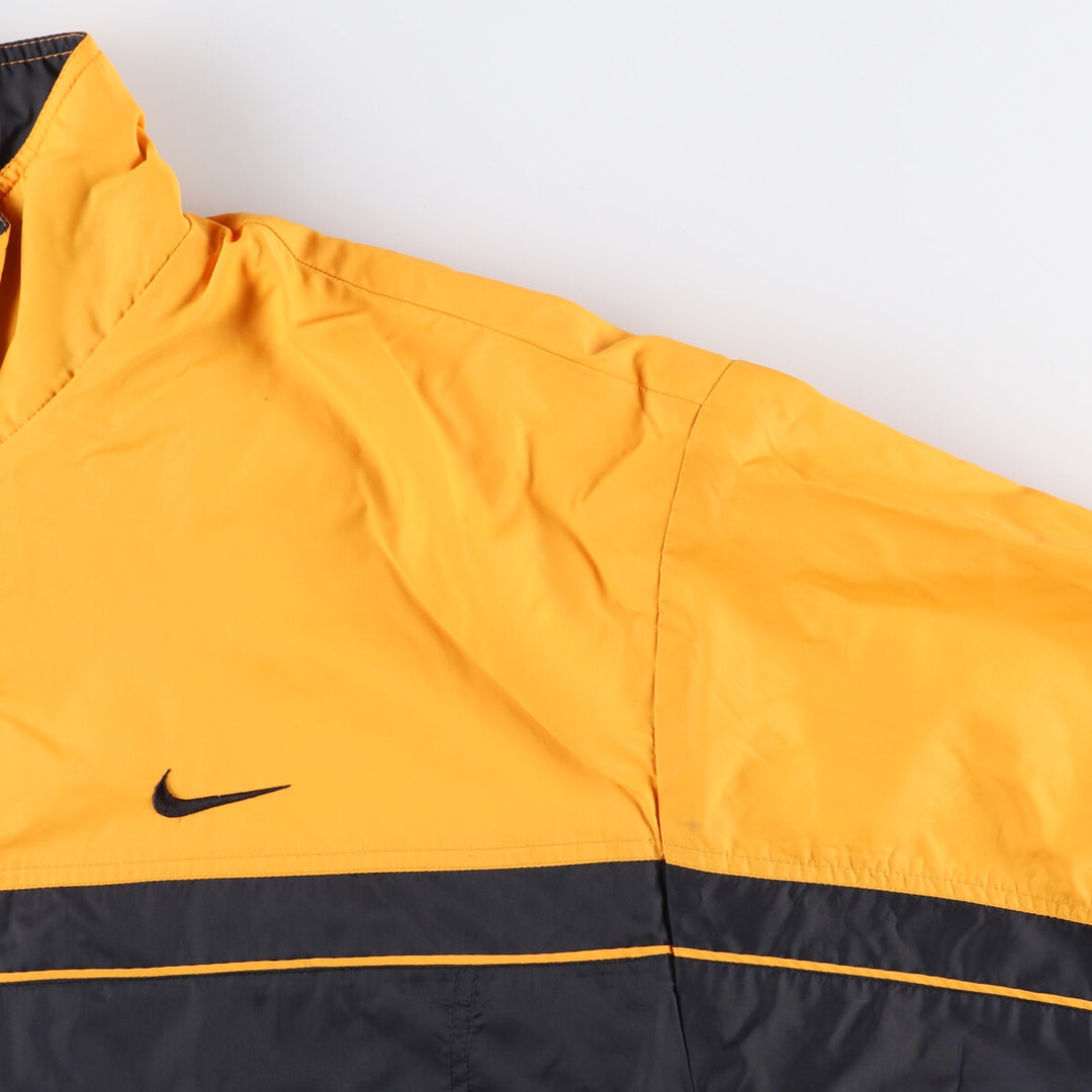 90'S Nike NIKE Nylon Jacket Men's XL Size Vintage Nylon black type Vintage Second Hand