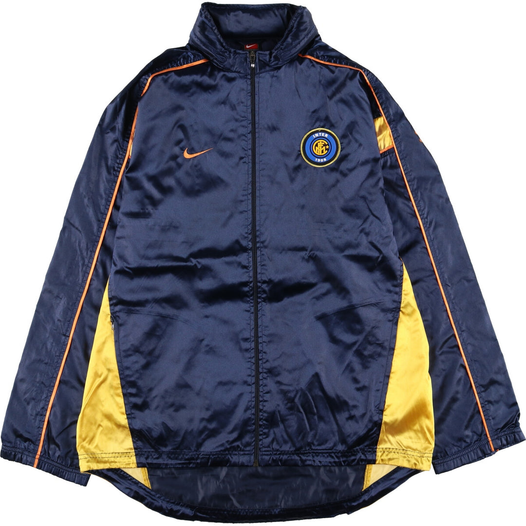 2000'S Nike Team Nylon Parka, Men's Size L Nylon navy blue type Vintage Second Hand