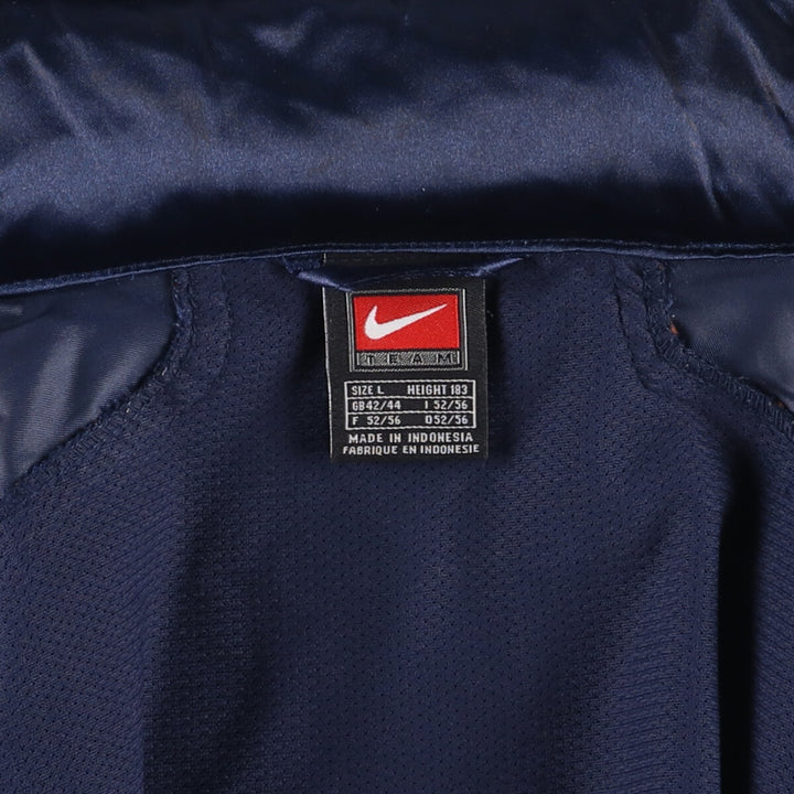 2000'S Nike Team Nylon Parka, Men's Size L Nylon navy blue type Vintage Second Hand