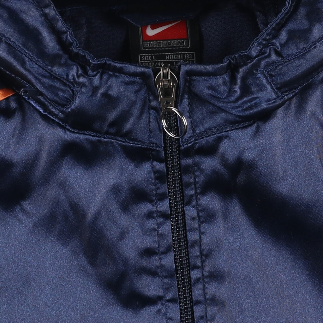 2000'S Nike Team Nylon Parka, Men's Size L Nylon navy blue type Vintage Second Hand