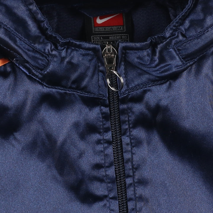 2000'S Nike Team Nylon Parka, Men's Size L Nylon navy blue type Vintage Second Hand