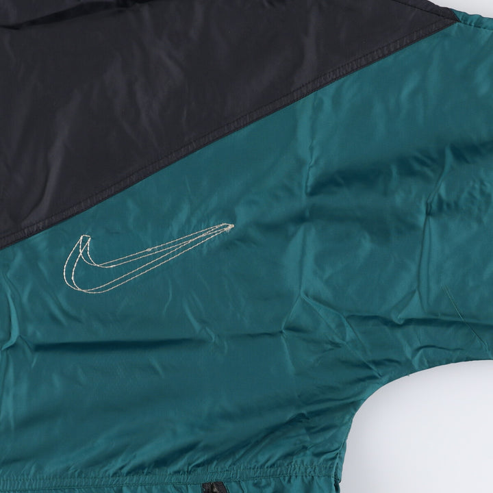 90'S Nike NIKE Nylon Jacket Men's M Size Vintage Nylon black type Vintage Second Hand