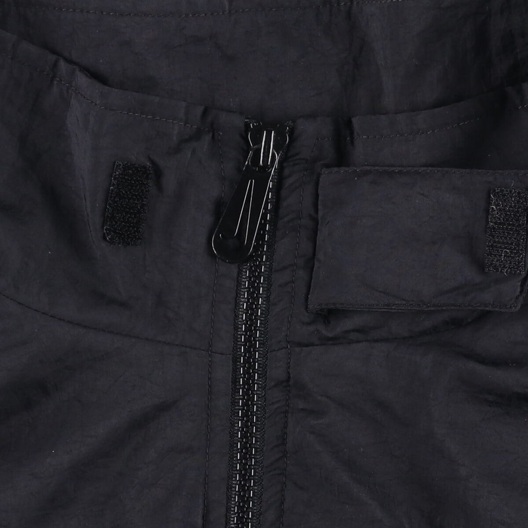 90'S Nike NIKE Nylon Jacket Men's XL Size Vintage Nylon black type Vintage Second Hand
