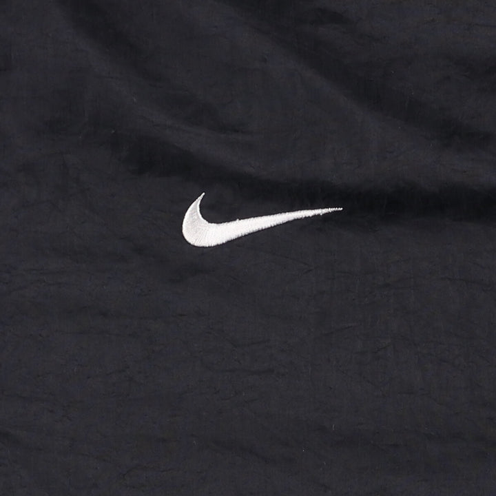 90'S Nike NIKE Nylon Jacket Men's XL Size Vintage Nylon black type Vintage Second Hand