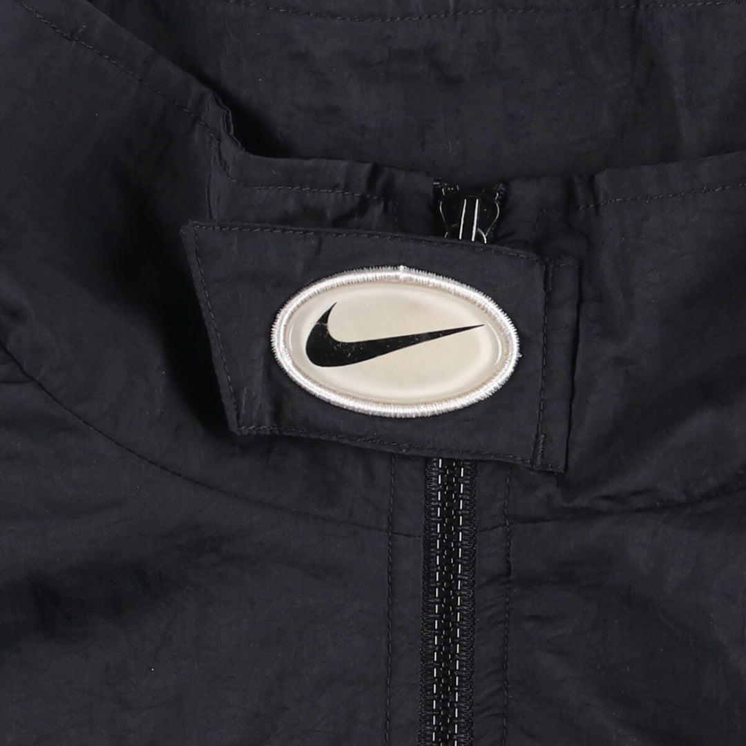 90'S Nike NIKE Nylon Jacket Men's XL Size Vintage Nylon black type Vintage Second Hand