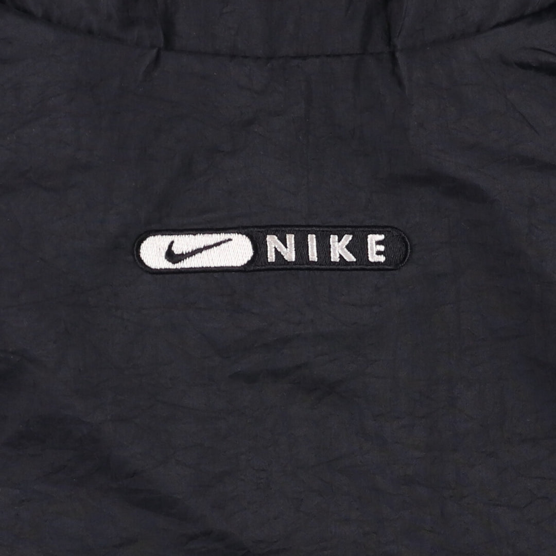 90'S Nike NIKE Nylon Jacket Men's XL Size Vintage Nylon black type Vintage Second Hand