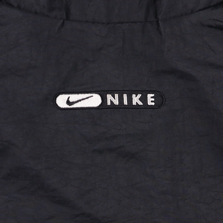 90'S Nike NIKE Nylon Jacket Men's XL Size Vintage Nylon black type Vintage Second Hand