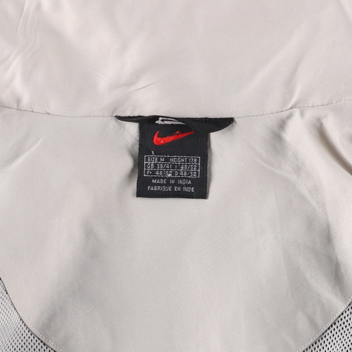 90'S Nike Windbreaker Men's M Size Vintage polyester ivory Vintage Second Hand