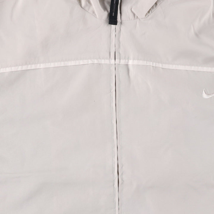 90'S Nike Windbreaker Men's M Size Vintage polyester ivory Vintage Second Hand