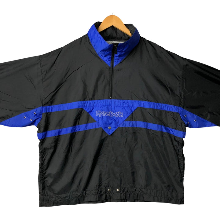 Vintage 1980'S Reebok SPORT Anorak Jacket, Men's XL unclear black type Vintage Second Hand
