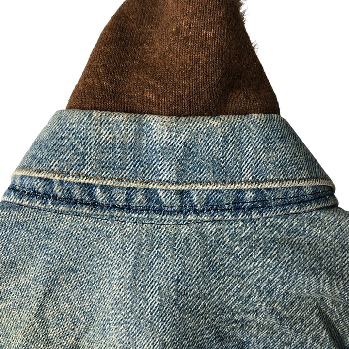 1990'S Vintage Levi's Denim Jacket, Made in the USA, Women's Size Medium unclear blue type Vintage Second Hand