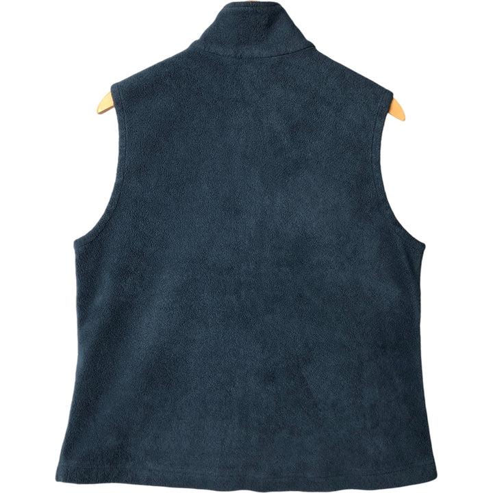 2000'S Columbia fleece vest, women's size L polyester blue type Vintage Second Hand