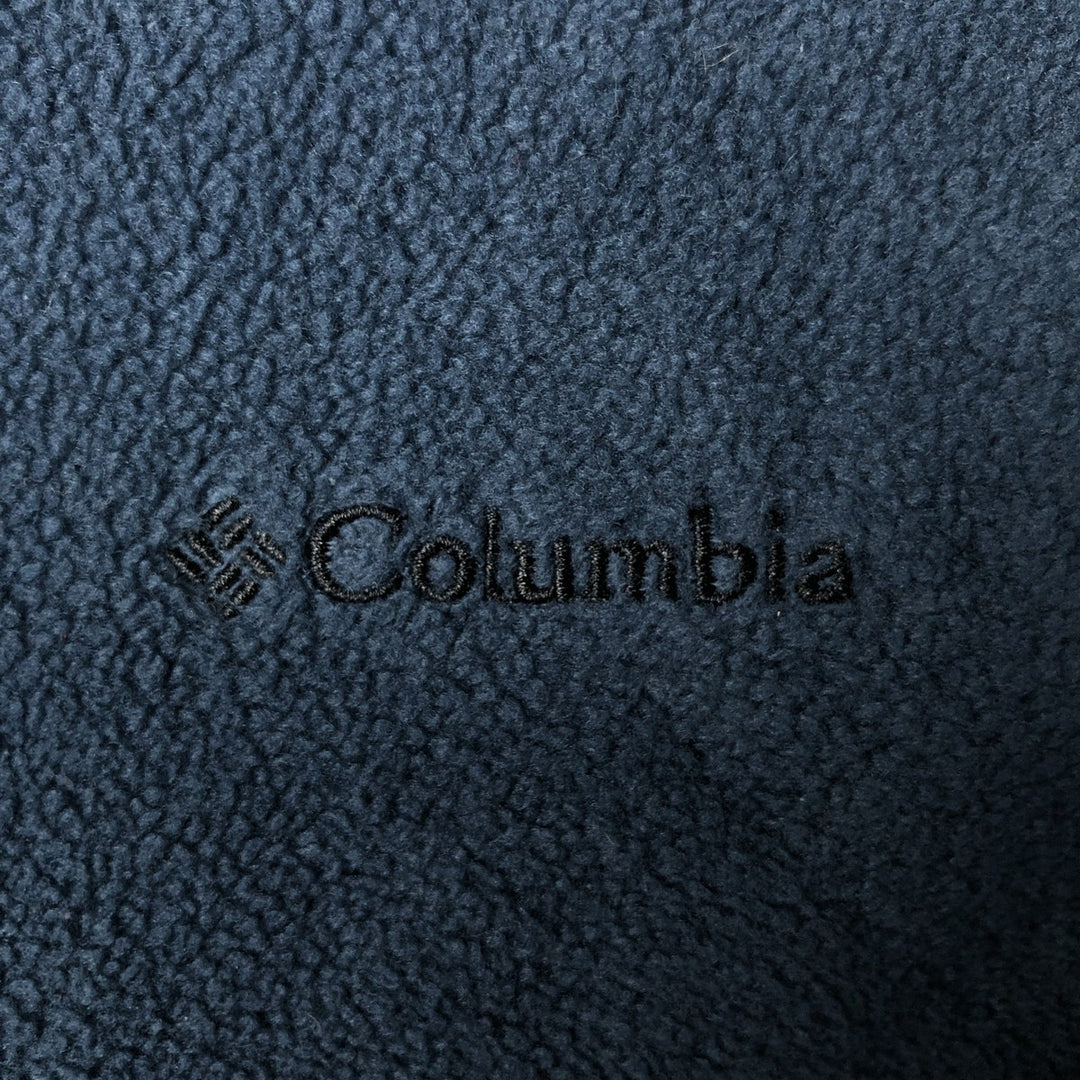 2000'S Columbia fleece vest, women's size L polyester blue type Vintage Second Hand
