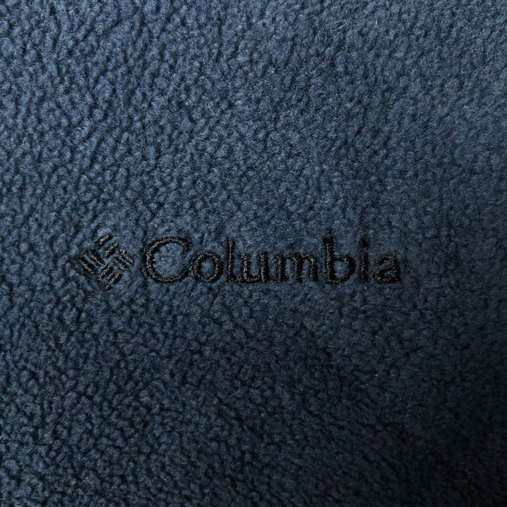 2000'S Columbia fleece vest, women's size L polyester blue type Vintage Second Hand