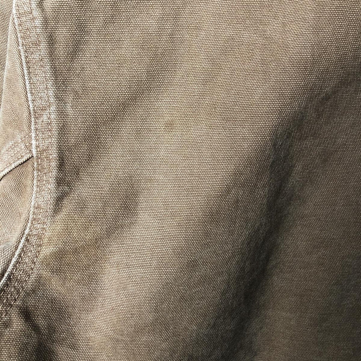 2000'S Carhartt Active Jacket, Padded Duck Full-Zip Hoodie, Women's, Size XL cotton brown type Vintage Second Hand