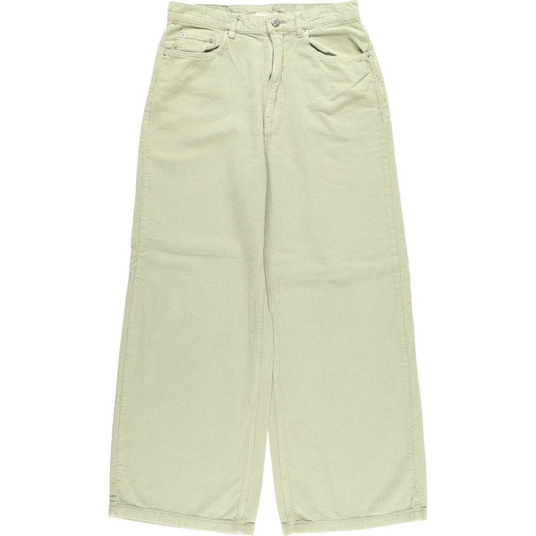 BDG Flare Cut Corduroy Pants, Women's Size L (W29) cotton Khaki type sage green Vintage Second Hand