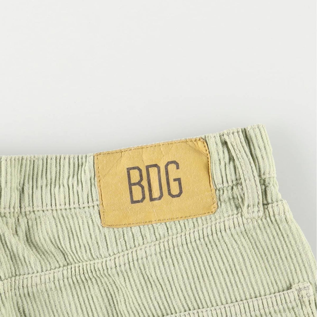 BDG Flare Cut Corduroy Pants, Women's Size L (W29) cotton Khaki type sage green Vintage Second Hand